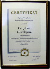 Certyfikat 2004